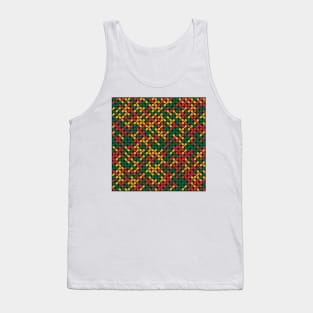 Metaballs Pattern (Rasta Colours) Tank Top